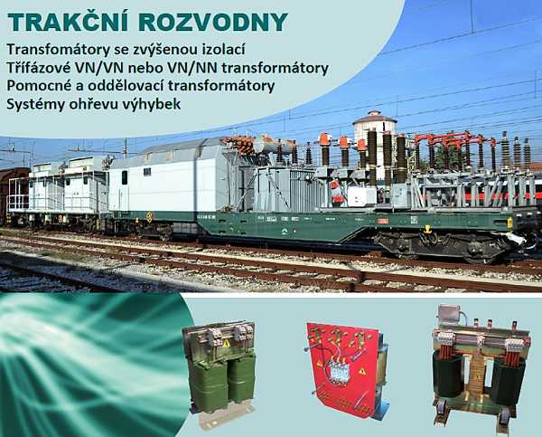 Transformátory pro trakční rozvodny, RIA control a.s.