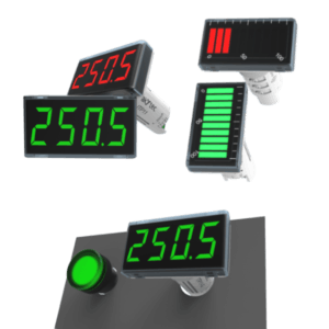 Zobrazovače UI smyčky, montážní otvor 22,5mm, výrobce AKYTEC GmbH, dodavatel RIA control a.s.