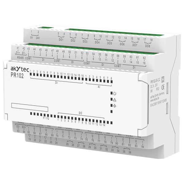 PR102 mini-PLC, 40 I/O | RIA control